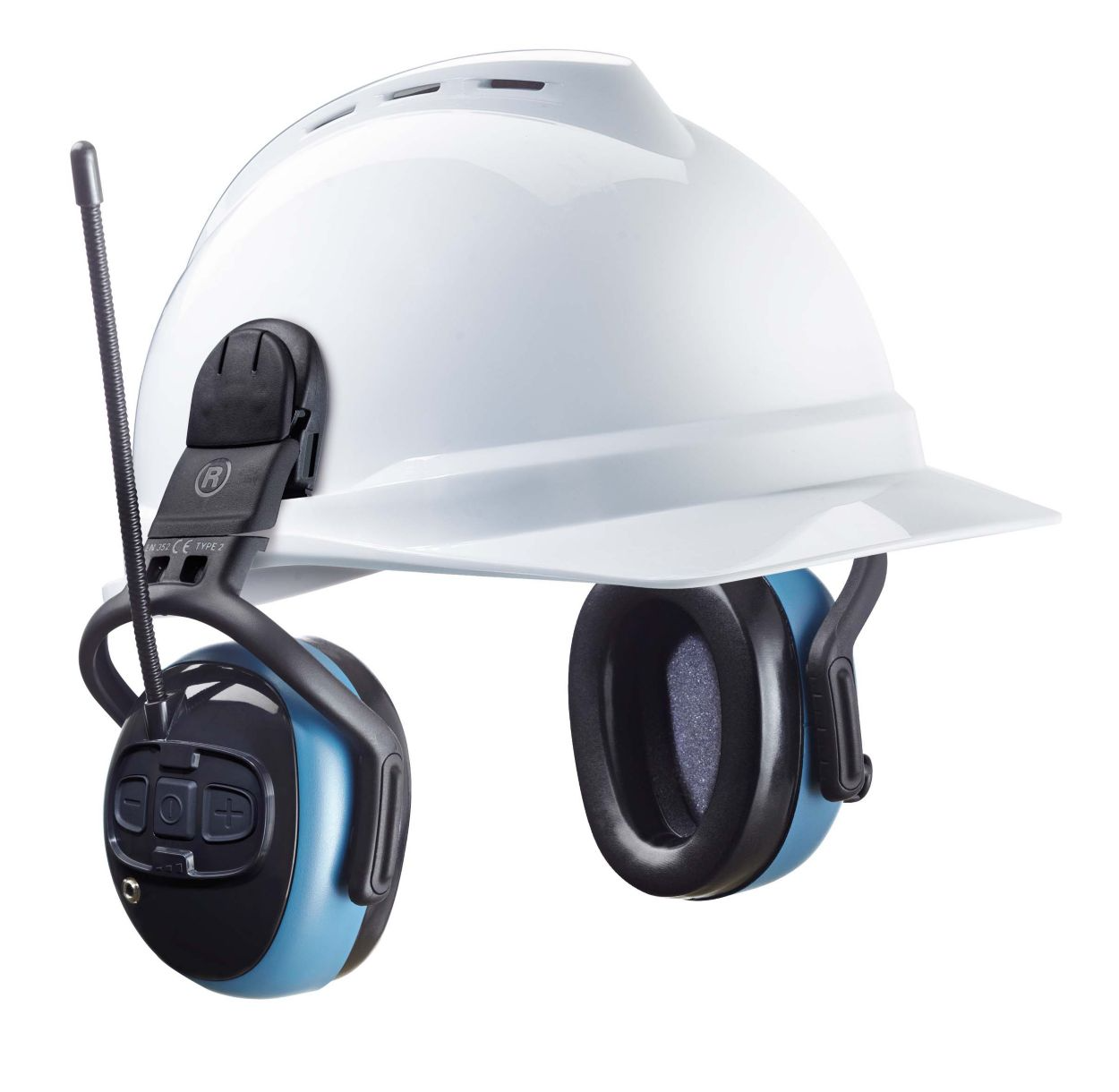 Casque antibruit FM Pro avec radio intégrée miniature